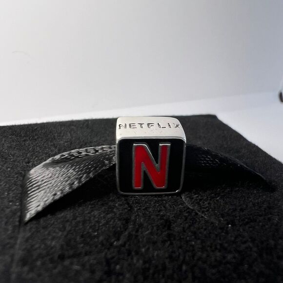 Netflix S925 Sterling Silver, Pandora Moments Compatible Charm - Picture 9 of 11